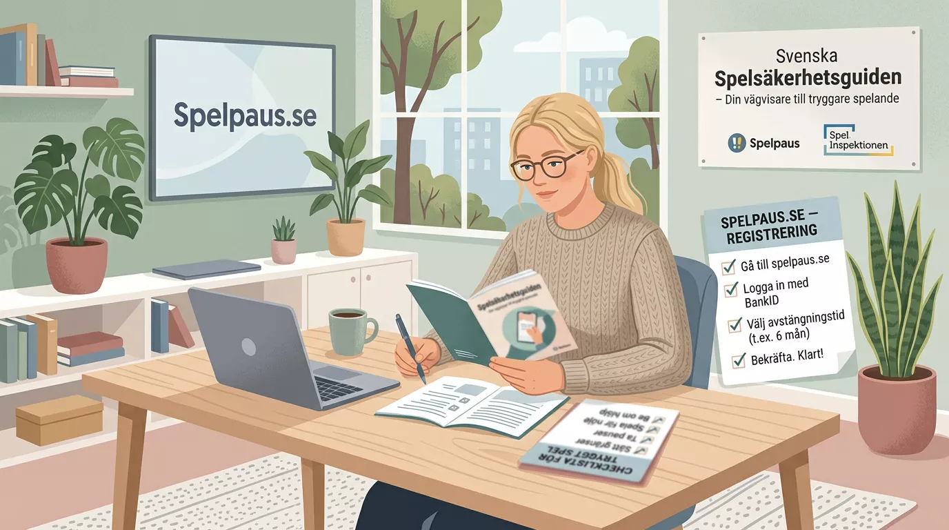 Illustrerad översikt över trygg kontroll före spelbeslut